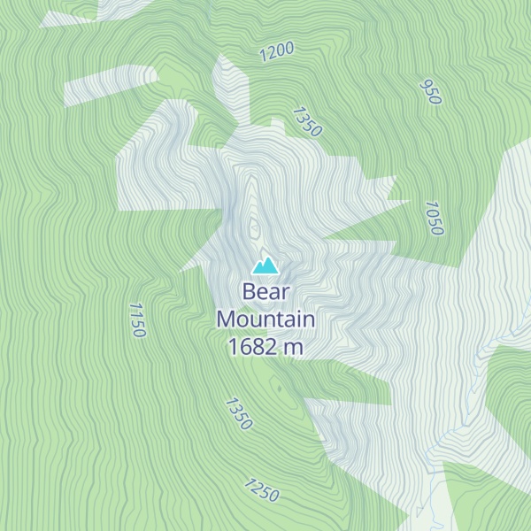 Map of Bear Mountain