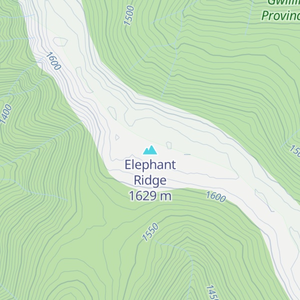 Map of Elephant Ridge