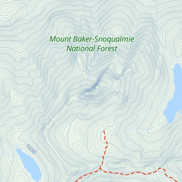 Map of Mount Thomson