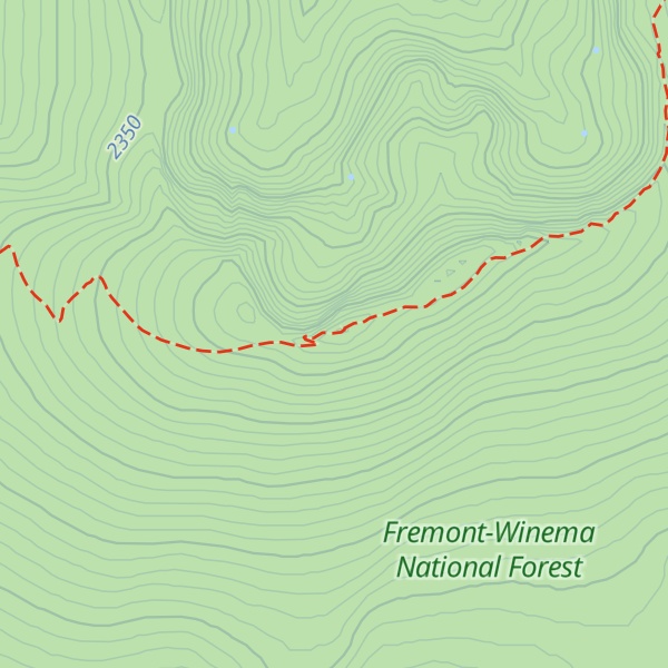 Map of Yamsay Mountain