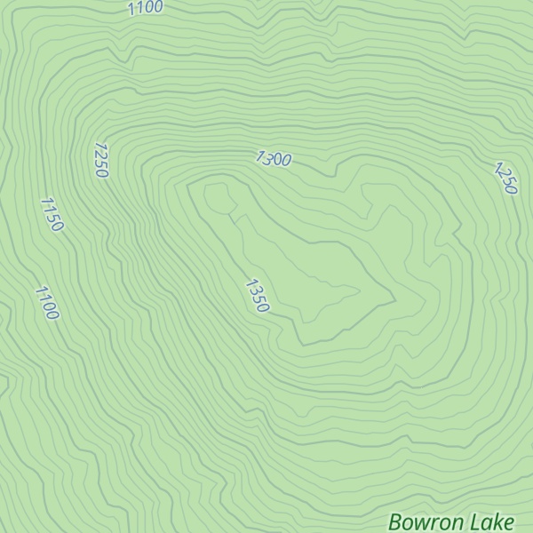 Map of Devils Club Mountain