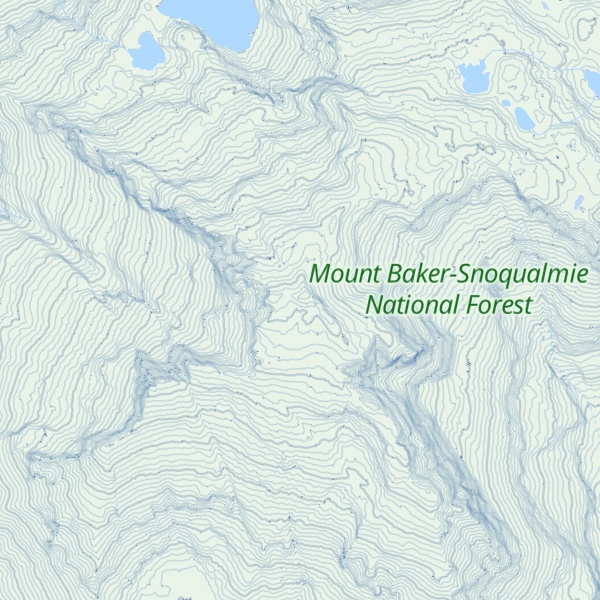 Map of Big Snow Mountain