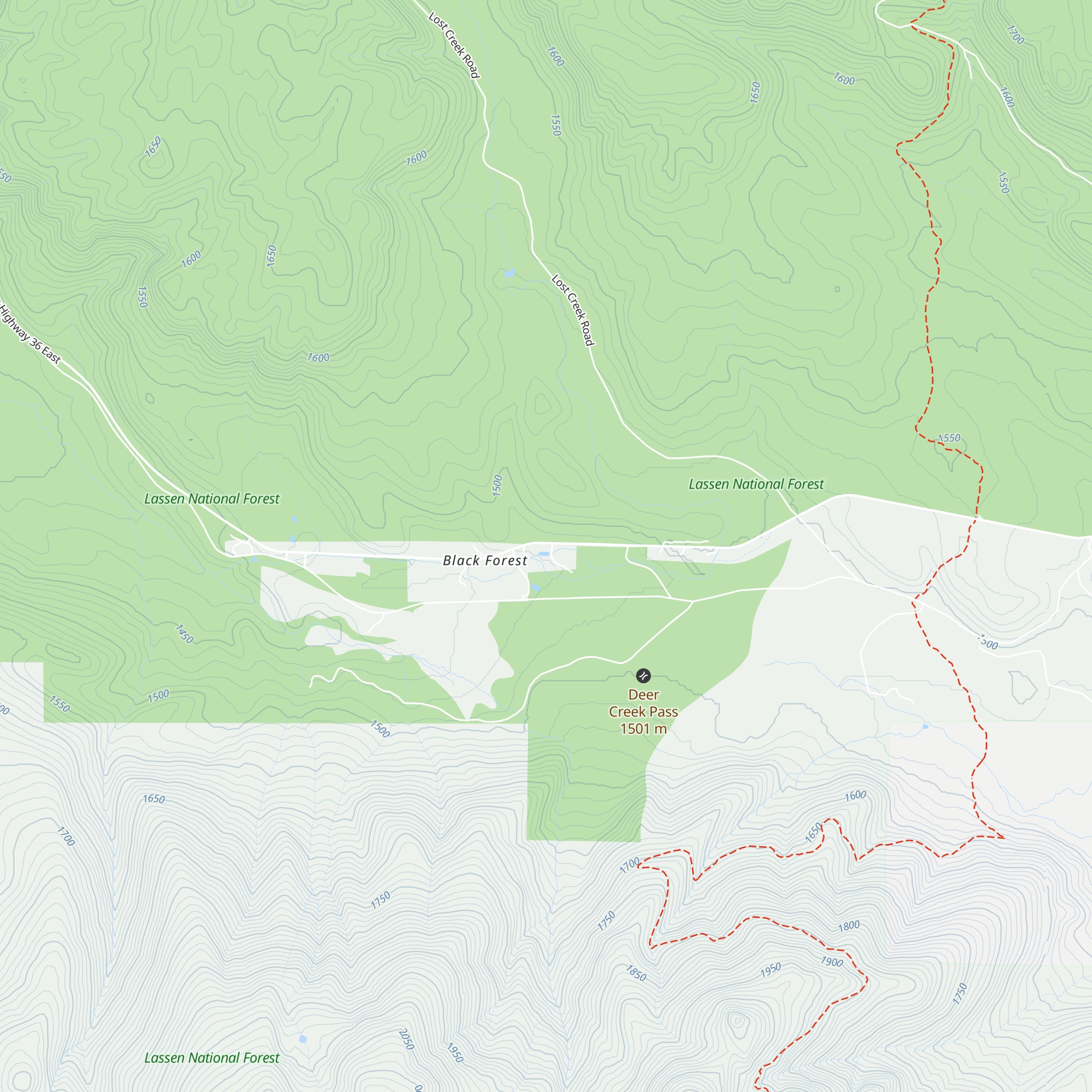 St. Bernard Lodge map