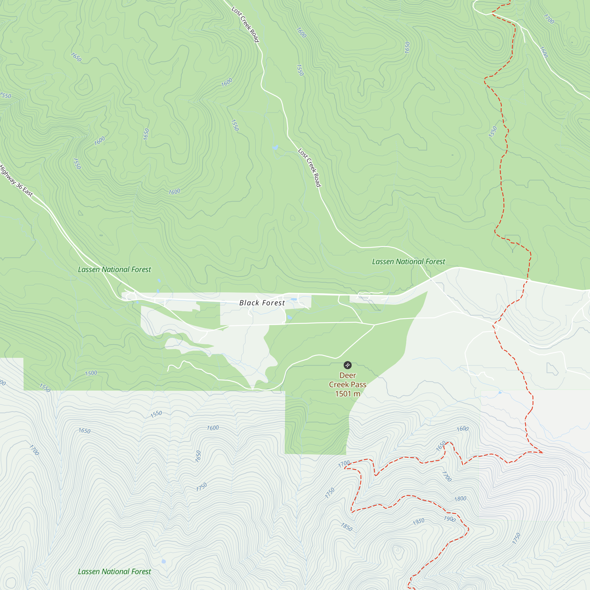 St. Bernard Lodge map