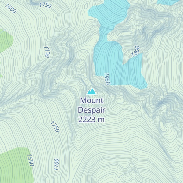 Map of Mount Despair