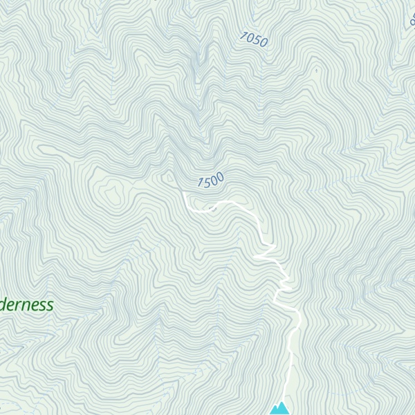 Map of Pinyon Peak