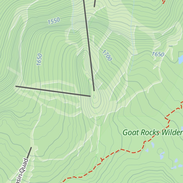 Map of Pigtail Peak