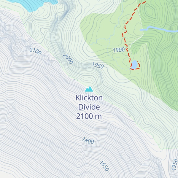 Map of Klickton Divide