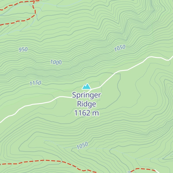 Map of Springer Ridge