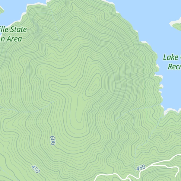 Map of Stringtown Mountain
