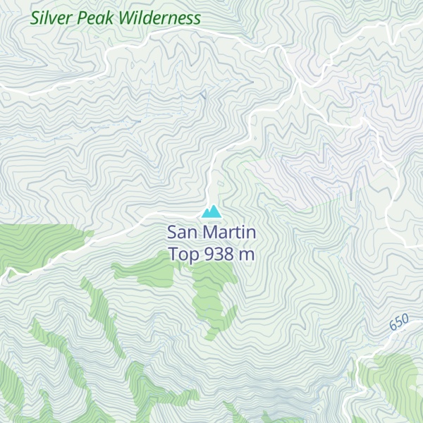 Map of San Martin Top