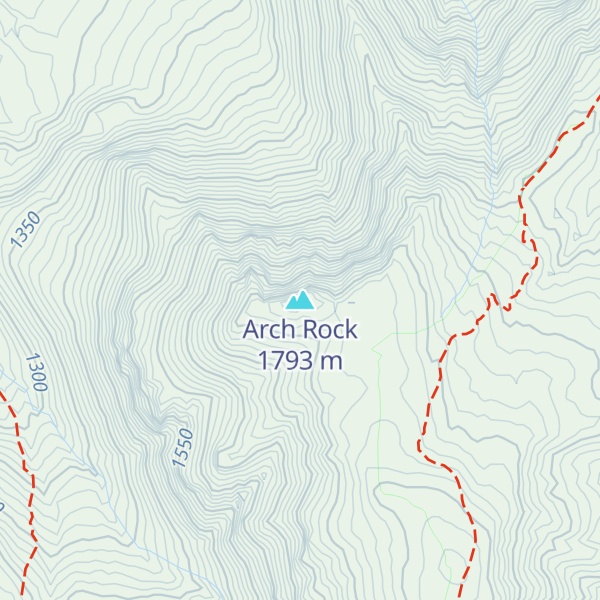 Map of Arch Rock