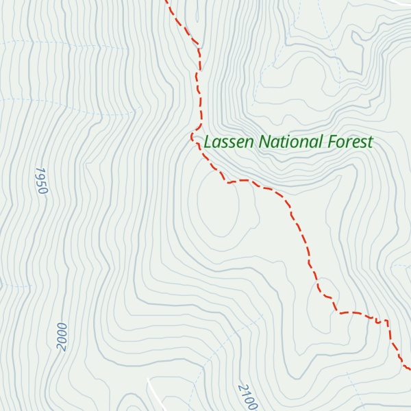 Map of Locke Peak