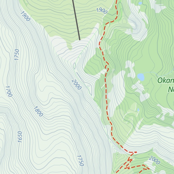 Map of Hogback Mountain