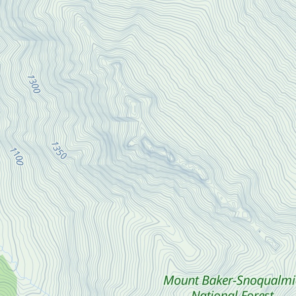 Map of Spire Mountain