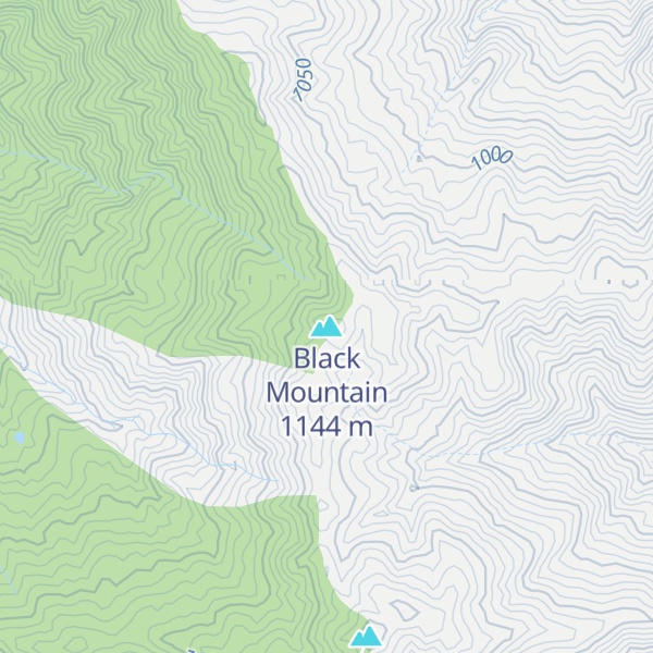Map of Black Mountain