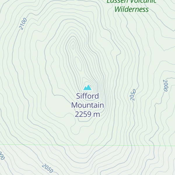 Map of Sifford Mountain