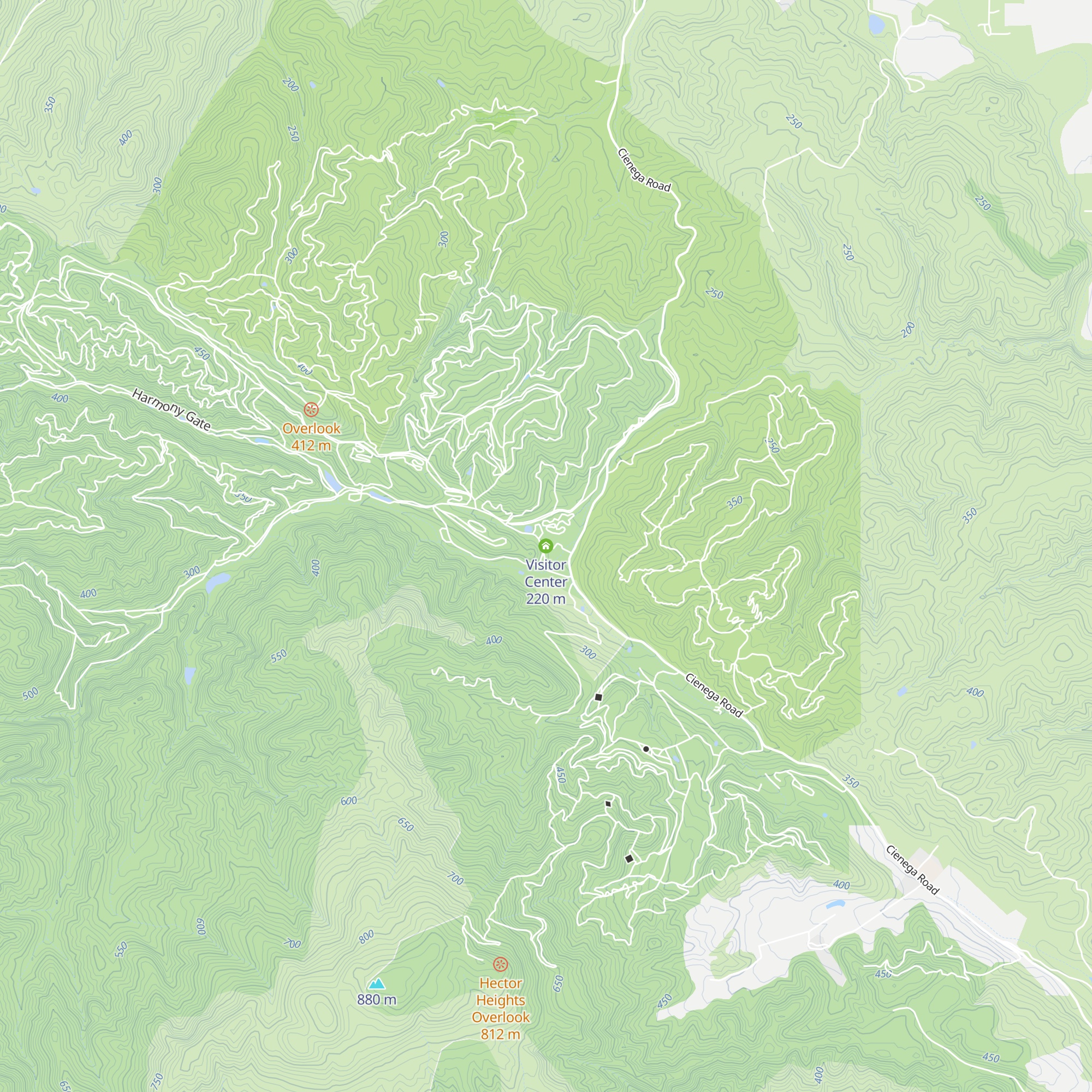 Visitor Center map
