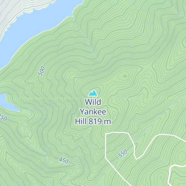 Map of Wild Yankee Hill