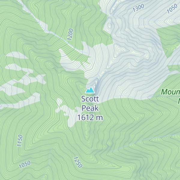 Map of Scott Peak