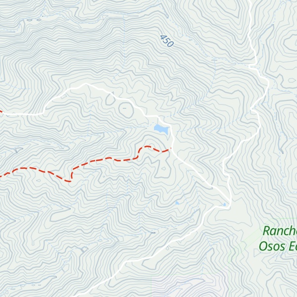 Map of Phegley Ridge
