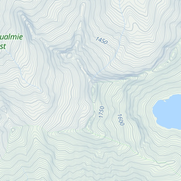 Map of Silvertip Peak