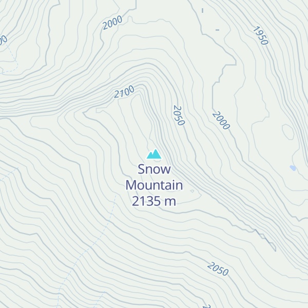 Map of Snow Mountain