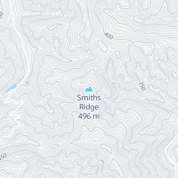 Map of Smiths Ridge