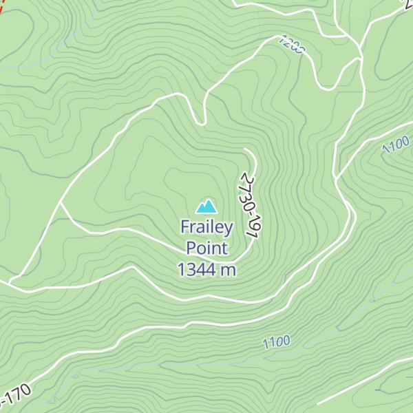 Map of Frailey Point