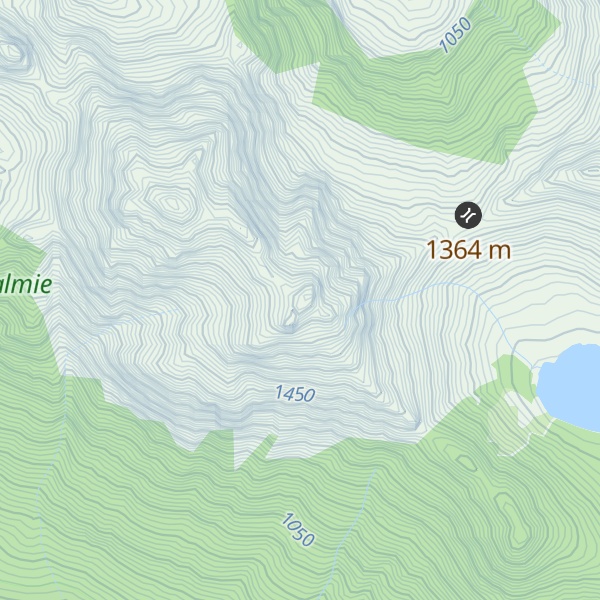 Map of Merchant Peak (Southeast)