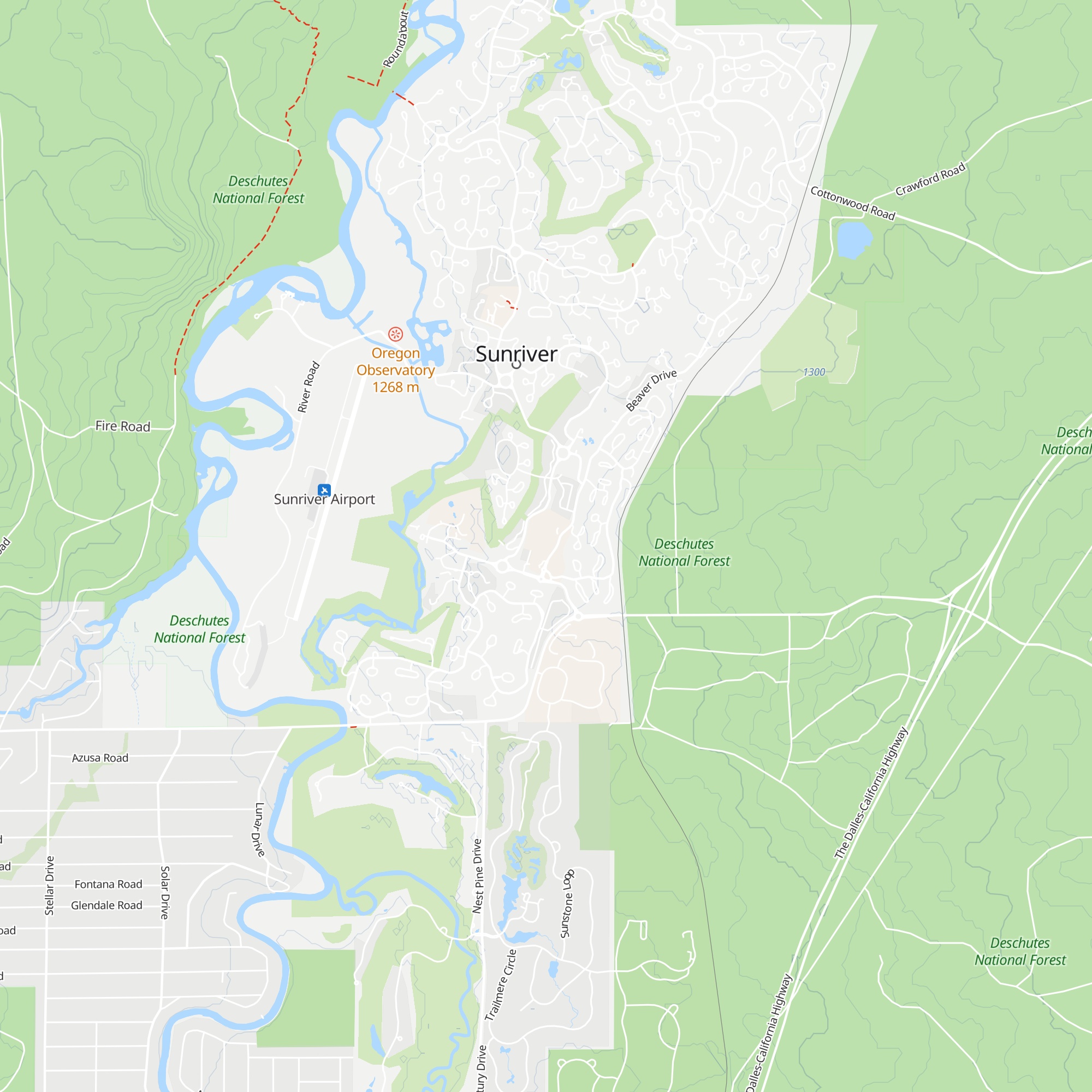 Central Oregon Visitors Association map