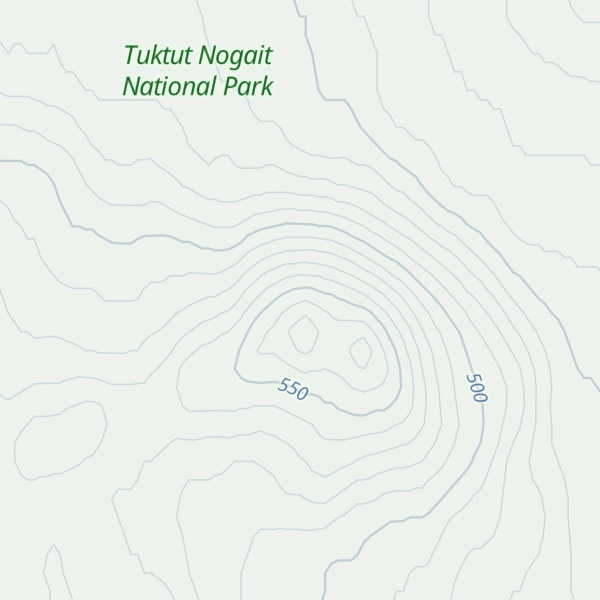 Map of Mount Hooker