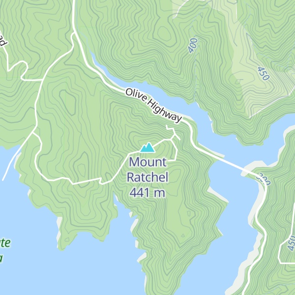 Map of Mount Ratchel