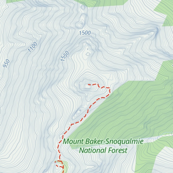 Map of Mount Forgotten