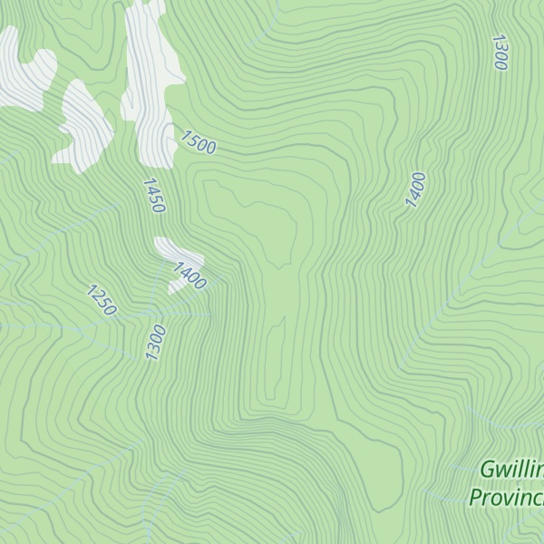 Map of Trapper Mountain