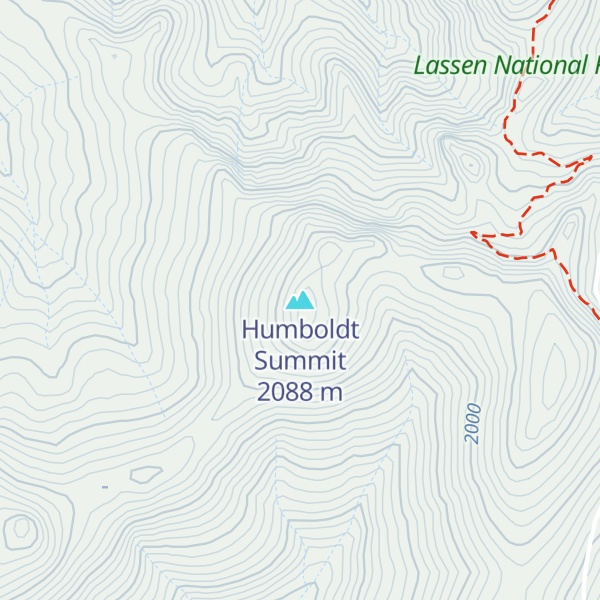 Map of Humboldt Summit