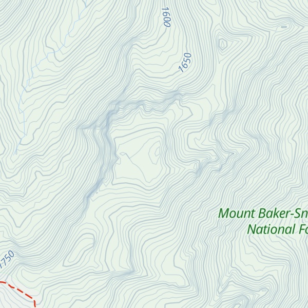 Map of Current Mtn