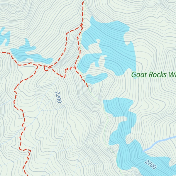 Map of Old Snowy Mountain