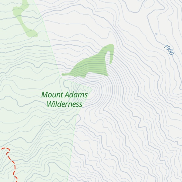 Map of Red Butte