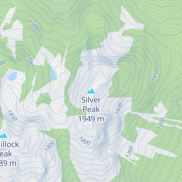 Map of Silver Peak