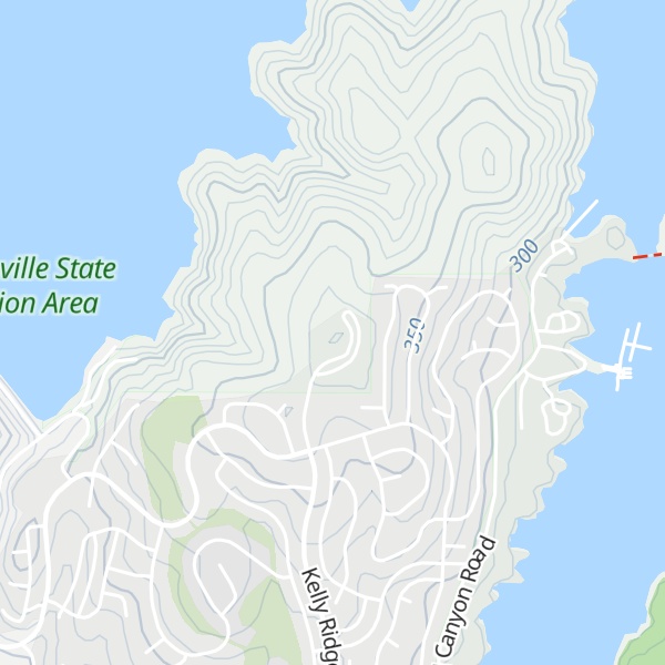 Map of Kelly Ridge