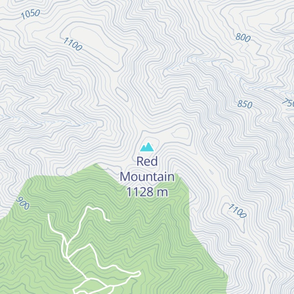 Map of Red Mountain