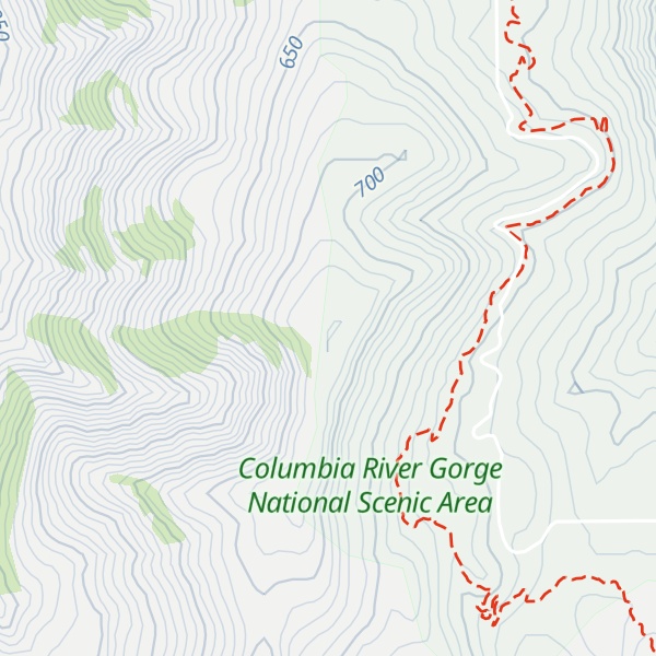 Map of Hood River Mountain