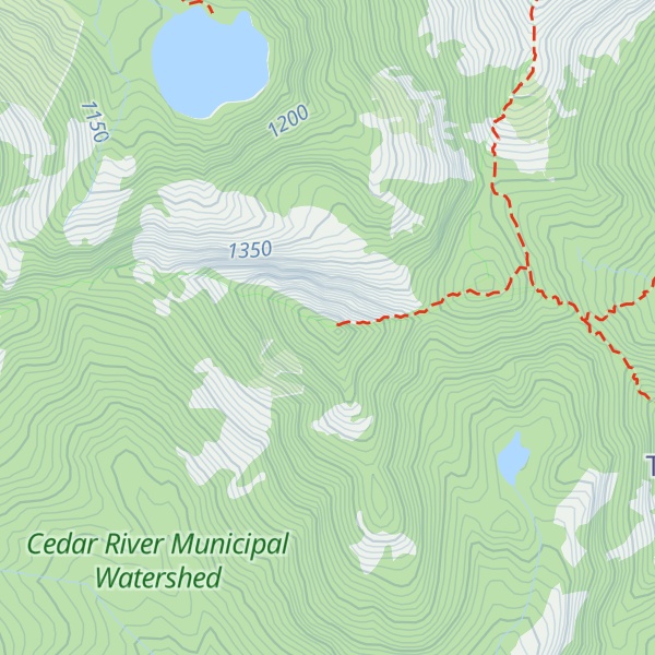 Map of Abiel Peak