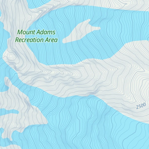 Map of Battlement Ridge