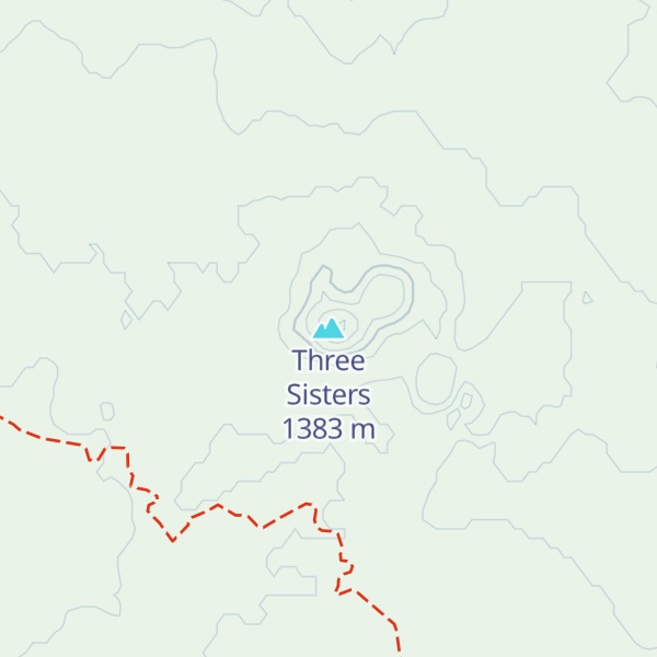 Map of Three Sisters