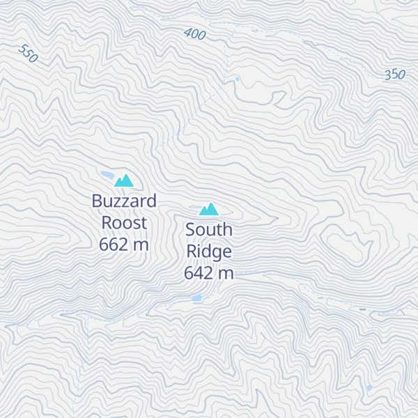 Map of South Ridge