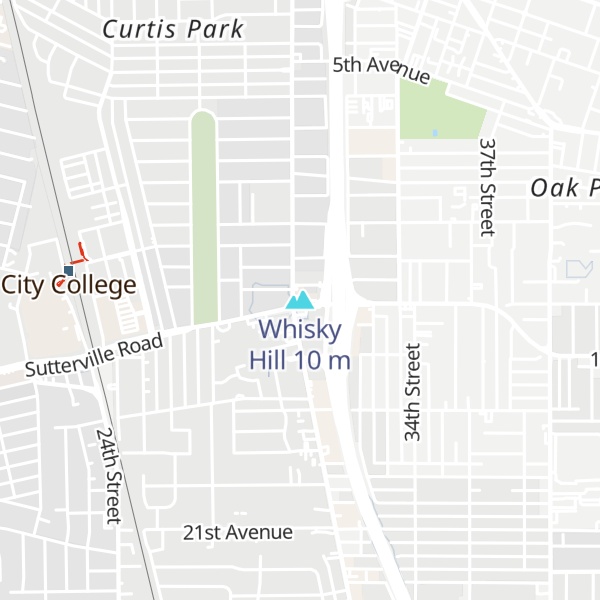 Map of Whisky Hill