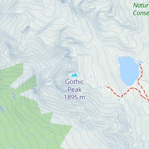 Map of Gothic Peak