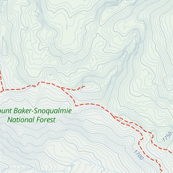 Map of Mutton Mountain